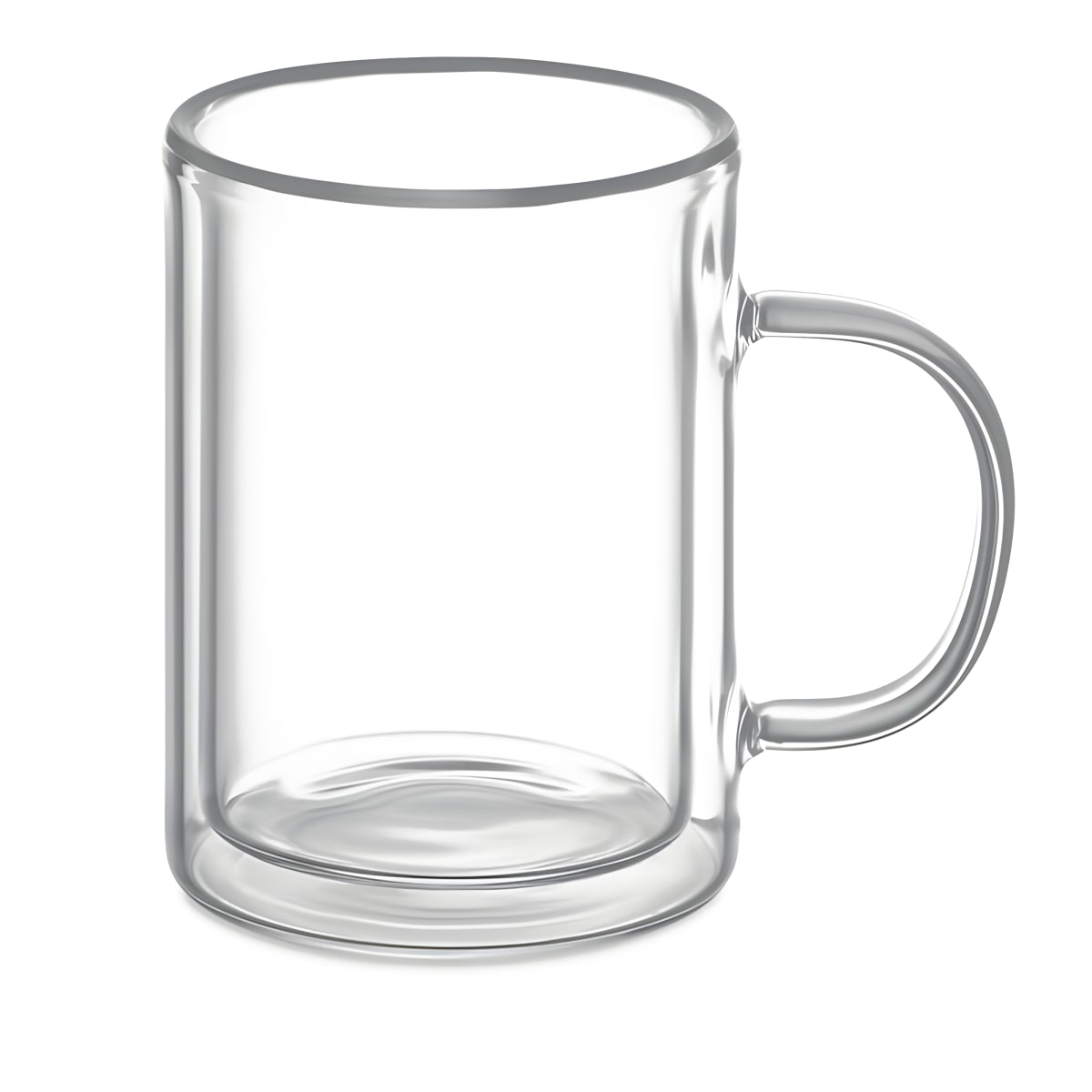 מאג זכוכית כפול 225 מ"ל לשימוש עיצוב אישי