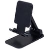מעמד שולחני מתכוונן ונמתח לטלפון נייד וטאבלט - שחור