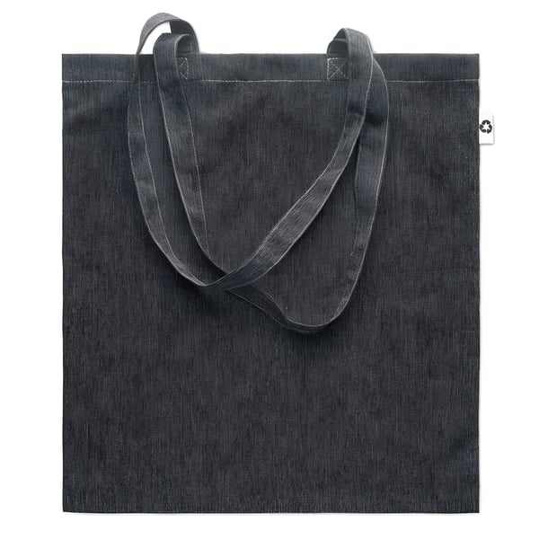 Eco-Friendly Two-Tone Recycled Cotton Shopping Bag