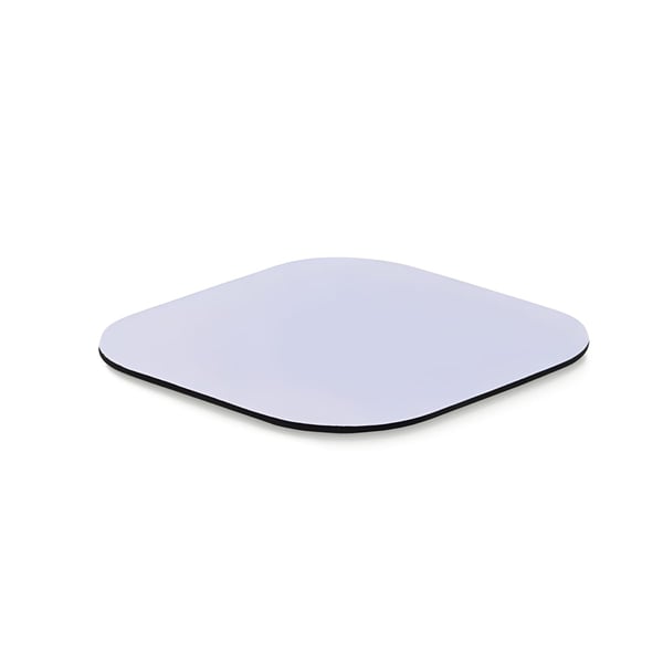 Polyester Sublimation Coaster with Black Rubber Base