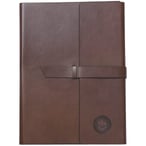 מכתבת יוקרה A4 עם כריכת PU דמוי עור ורצועת סגירה מבית גבעוני