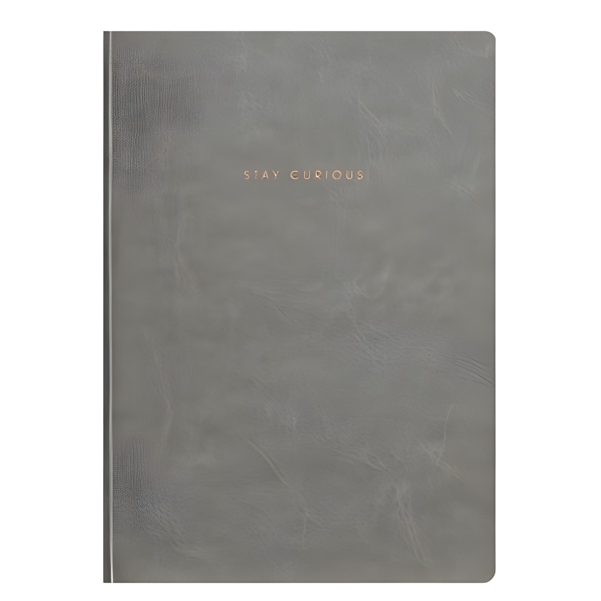 מחברת רכה בעיצוב יוקרתי כריכת PU אפורה