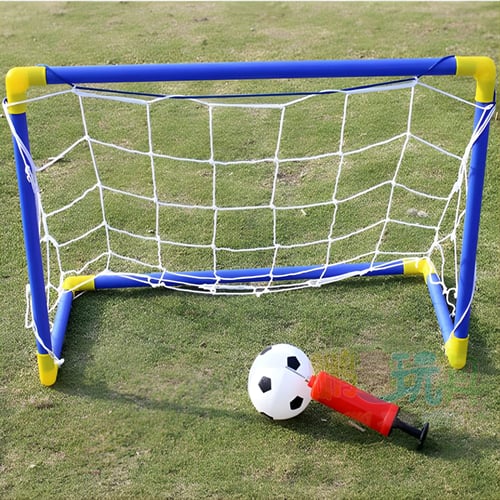 שער כדורגל ביתי עם כדור - חובה לכל חובב ספורט