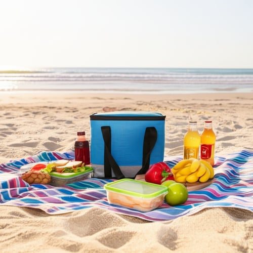 צידנית קומפקטית 14 ליטר עם ידיות נשיאה כפולות