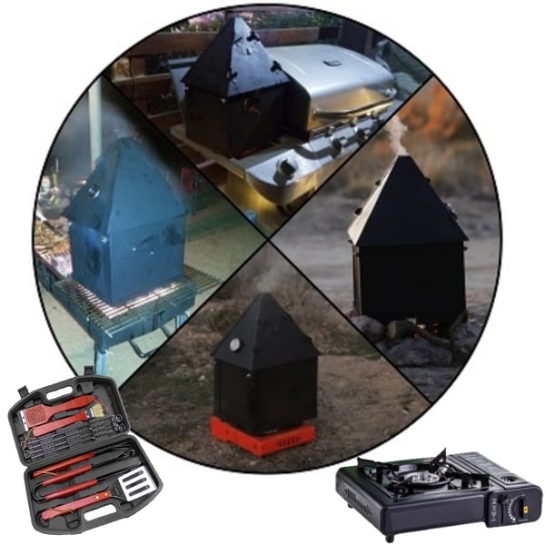 Professional Cooking Suitcase Set - Experience Smoky Flavors Anywhere