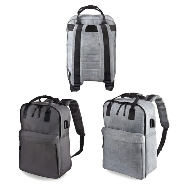 תיק גב טולוז עם USB למחשב נייד