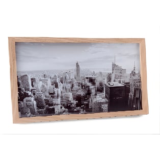 מסגרת תמונה מעוצבת A3 מעץ וזכוכית - דגם אנטיב