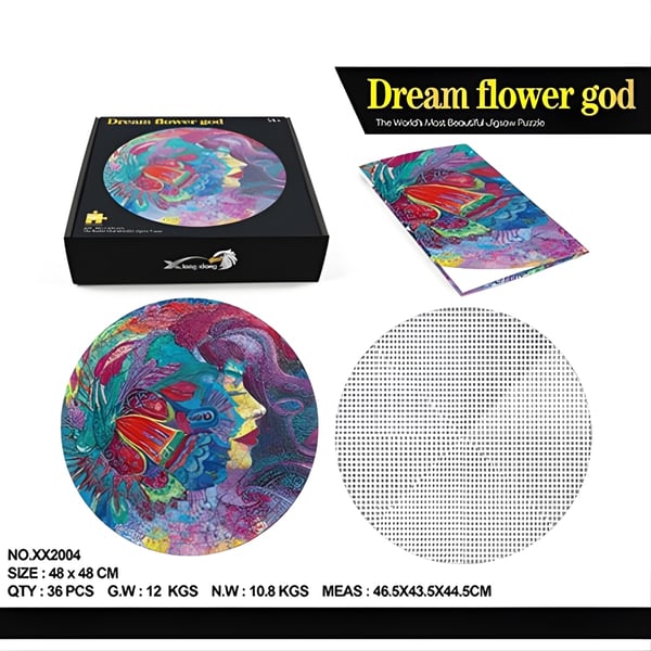 Round Puzzle - Engaging Experience for All Ages