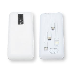 מטען סוללה ניידת עם כבל מובנה 20,000 MAH