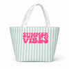 New York Beach Side Bag - Extra Thick Canvas with Full Color Print 55x35 cm