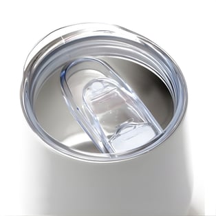 White Thermal Travel Mug - Stylish and Practical