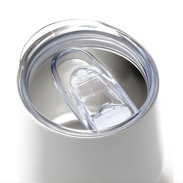 White Thermal Travel Mug - Stylish and Practical