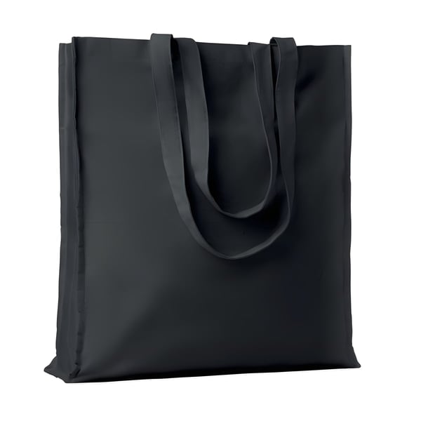 Cotton Shopping Bag with Long Handles and Gussets