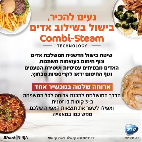 נינג’ה סמארט ליד 17 ב-1 עם מכסה חכם