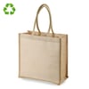 Eco-Friendly Natural Jute Bag with Magnetic Closure