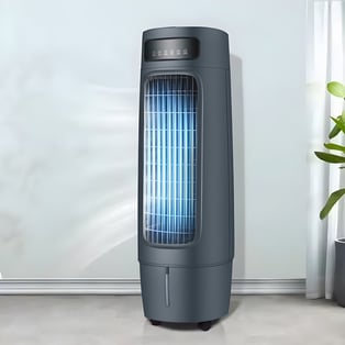 מצנן אוויר דיגיטלי 150W עם מיכל מים 18 ליטר ושלוש מהירויות