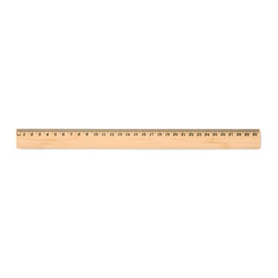 30 cm Dual-Sided Bamboo Ruler