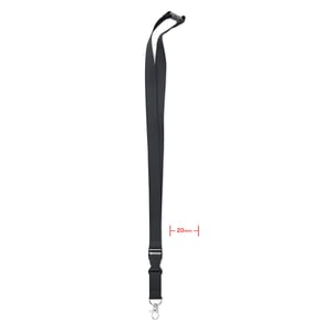 Premium Cotton Lanyard with Metal Clip and Safety