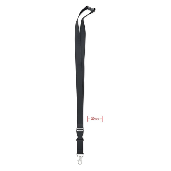 Premium Cotton Lanyard with Metal Clip and Safety