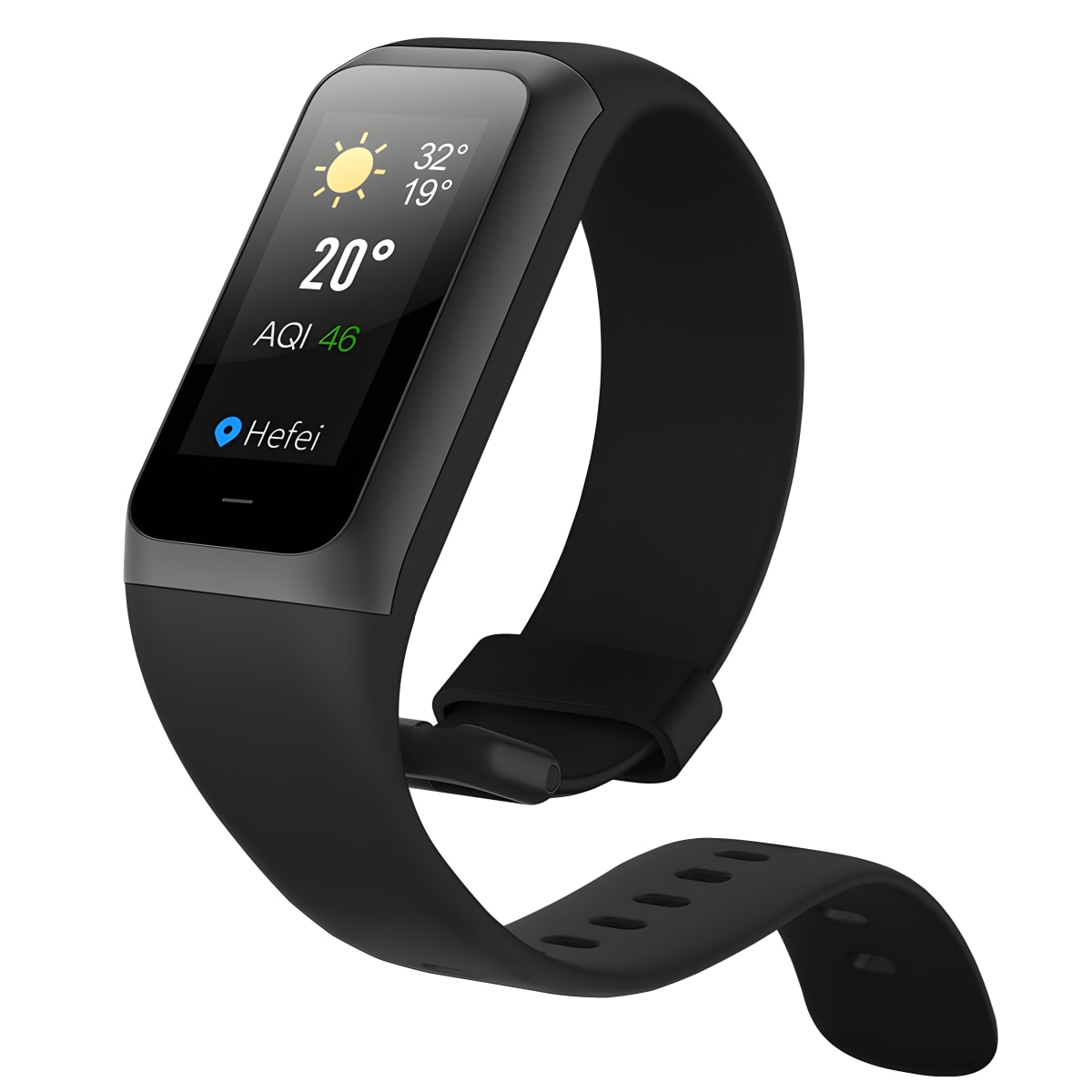 שעון חכם Amazfit Band 2 עם מסך צבעוני ומד דופק עמיד במים