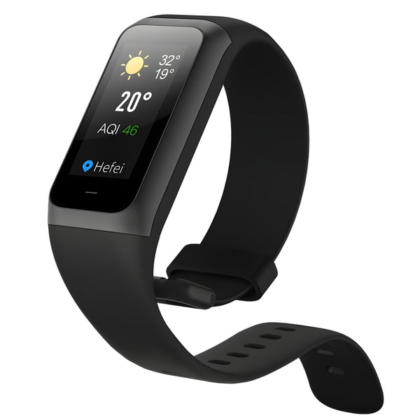 שעון חכם Amazfit Band 2 עם מסך צבעוני ומד דופק עמיד במים