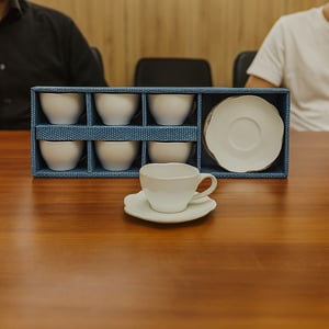 סט כוסות אספרסו מפורצלן - חוויה מהודרת