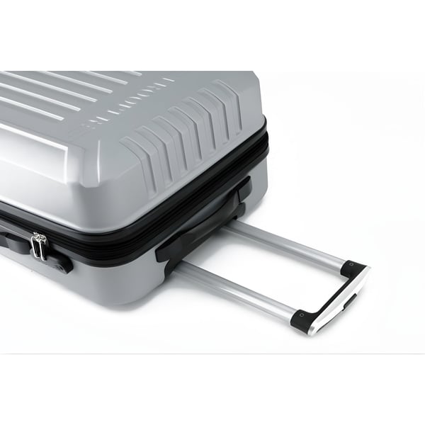 Stylish Silver Hardshell Travel Suitcase