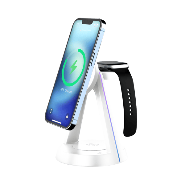 Fast Wireless 3-in-1 Charger by MIRACASE, Model MWIQ560