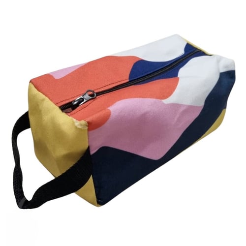 נרתיק כלי רחצה גדול עם הדפסה מותאמת אישית - 22x11x11 ס"מ