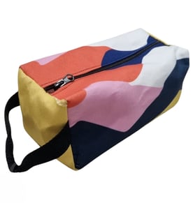 נרתיק כלי רחצה גדול עם הדפסה מותאמת אישית - 22x11x11 ס"מ