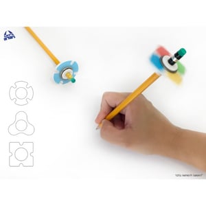 ספינר לעפרון עם אפשרות מיתוג אישי