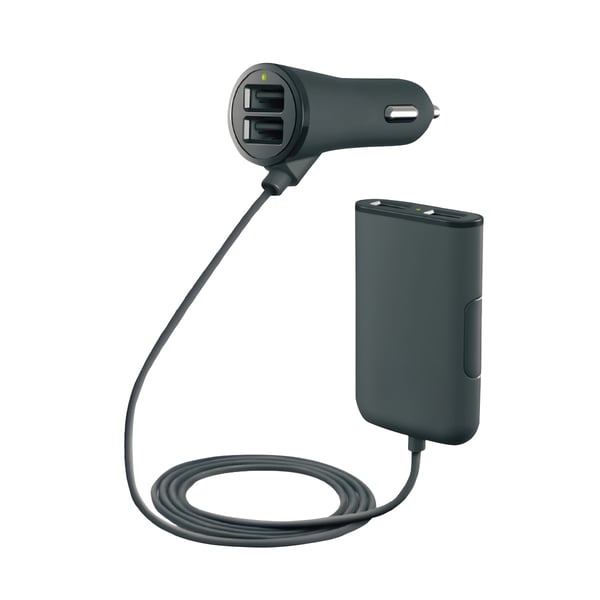 Car USB Charger with 4 Fast Charging Ports