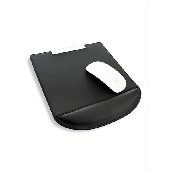 Premium Silicone and Leather Mouse Pad