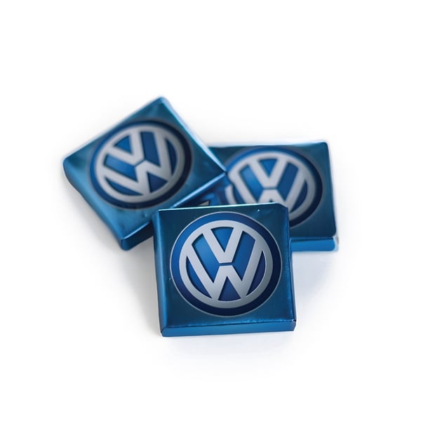 Branded Milk Chocolate Squares by Madeleine