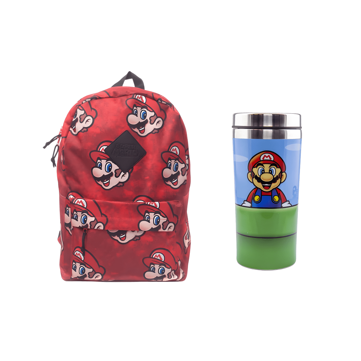 מארז סופר מריו לבית הספר עם ילקוט וספל טיולים מבית NINTENDO