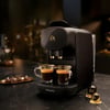 Double Spout Coffee Machine in Black