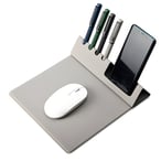 משטח לעכבר עם מעמד לסמארטפון ולעטים של בוהמה