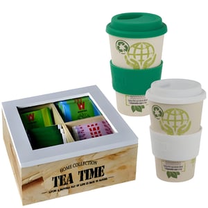 Deluxe Tea Brewing Gift Set - Elegant Wooden Box