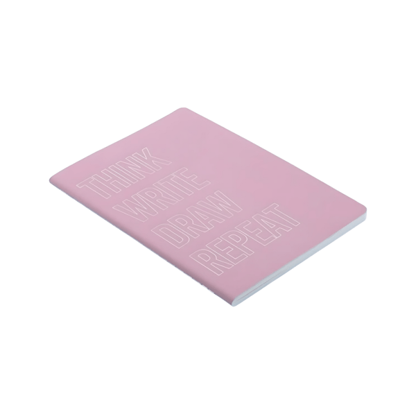 Stylish Notebook with Pink PU Cover
