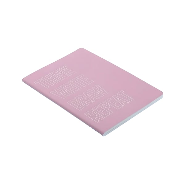 Stylish Notebook with Pink PU Cover