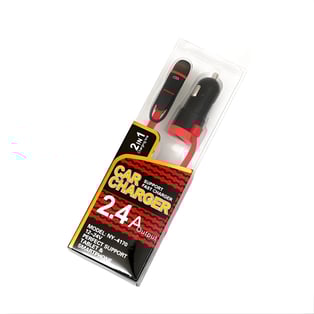 מטען USB מהיר לסלולר לחיבור במצת הרכב