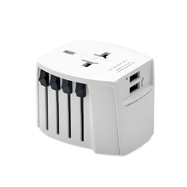 ממיר עולמי SKROSS® MUV USB עם מטען USB כפול