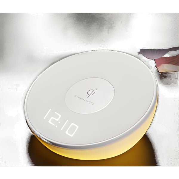 Innovative Wireless Charger with Gentle Light and Built-in Clock