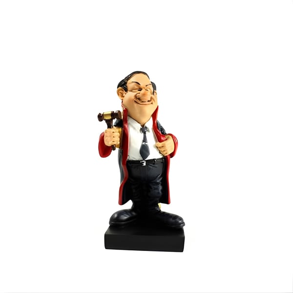 Impressive Judge Statue at 818 cm Tall
