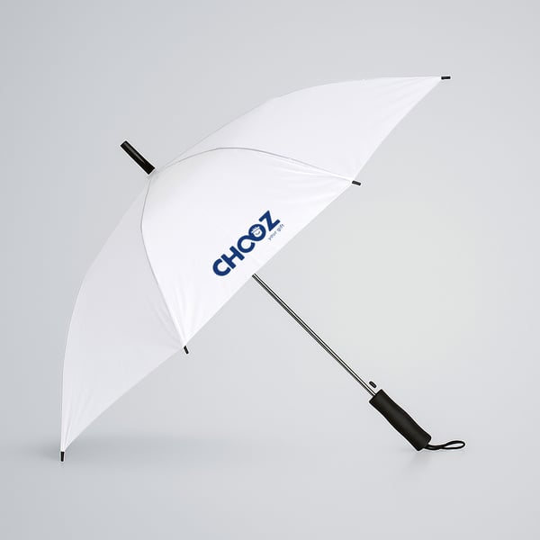 23'' Premium Umbrella for Branding – Automatic Open, Silicone Handle
