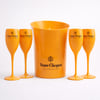 כוסות יין ממותגות מפלסטיק