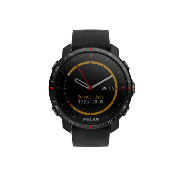 שעון ריצה מתקדם עם GPS Polar Grit X Pro שחור