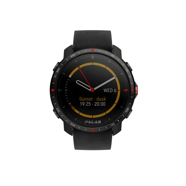שעון ריצה מתקדם עם GPS Polar Grit X Pro שחור