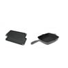 Cast Iron Skillet and Grill Pan Set for Perfect Cooking