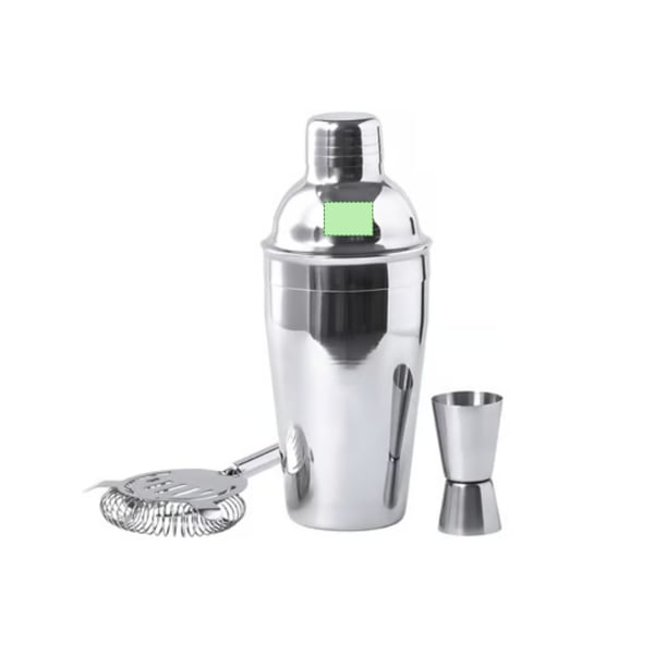 סט קוקטייל מקצועי מפלדת אל-חלד עם אביזרים